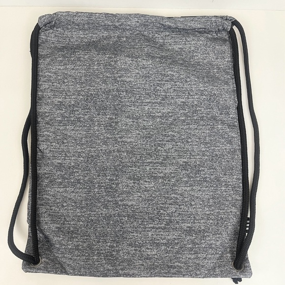 ADIDAS Gray And Black Sack Pack String Bag Sling Gym Bag - Picture 11 of 12